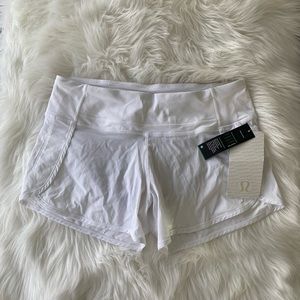 Lululemon white shorts